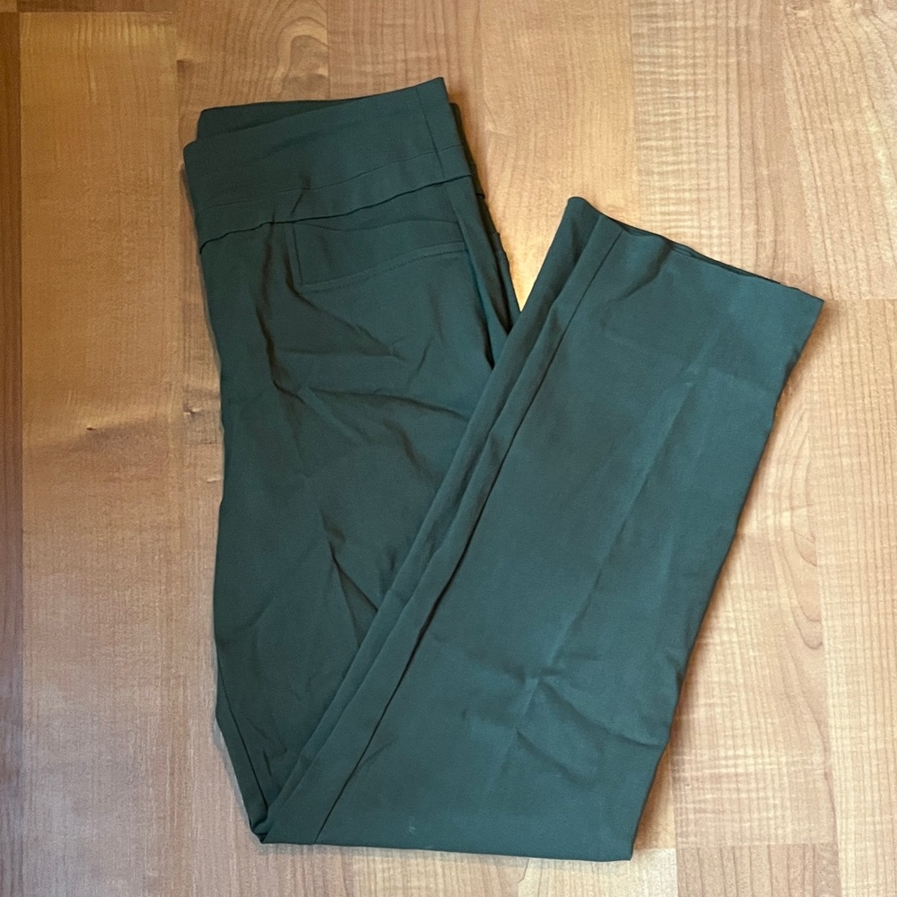 Elegant Dark Green Women's Pants
